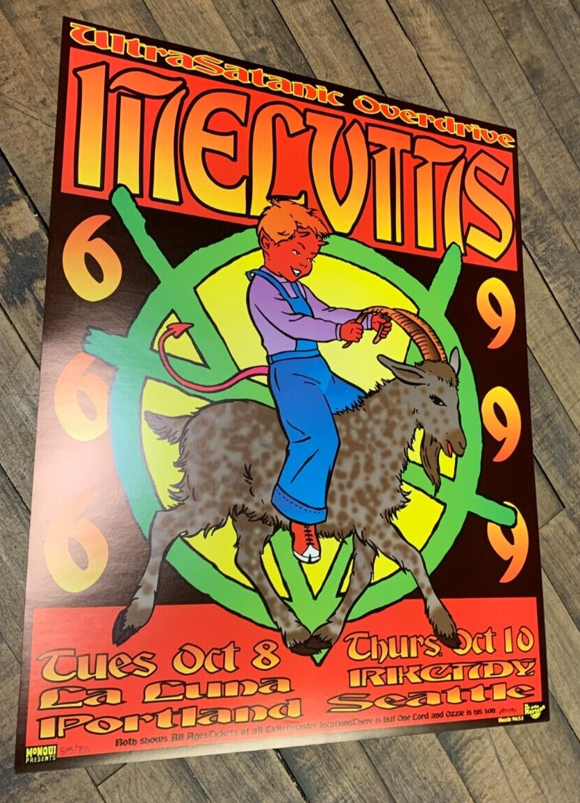Kyuss × Melvins The Loft, Berlin Kozik Frank Kozik - 1995 - Kyuss Concert Poster – Nevermind Gallery