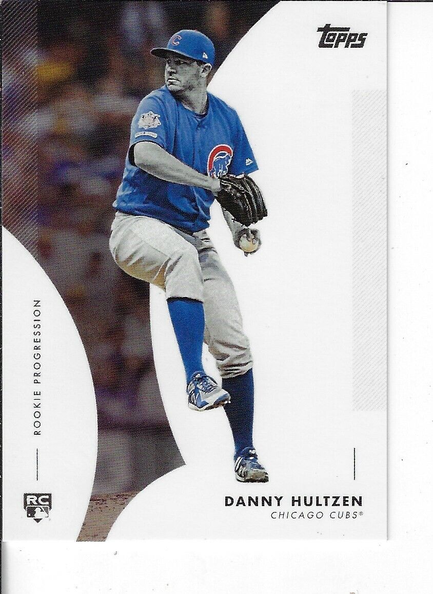 DANNY HULTZEN 2020 TOPPS ON DEMAND MLB ROOKIE PROGRESSION WAVE 2 CARD 16 CUBS. rookie card picture