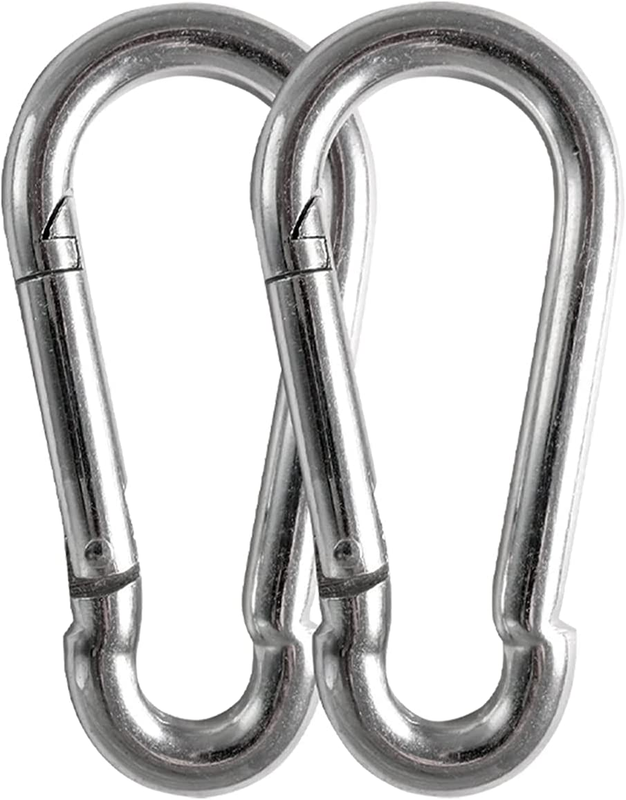 Maky Outdoors Heavy Duty Carabiners - 3.5" 660LB Weight Capacity per Clip - Stro