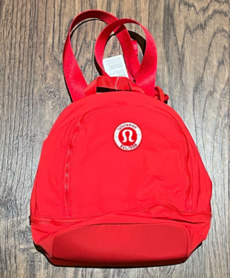 NEW Lululemon City Adventurer Backpack Mini Club Patch Love Red 11L