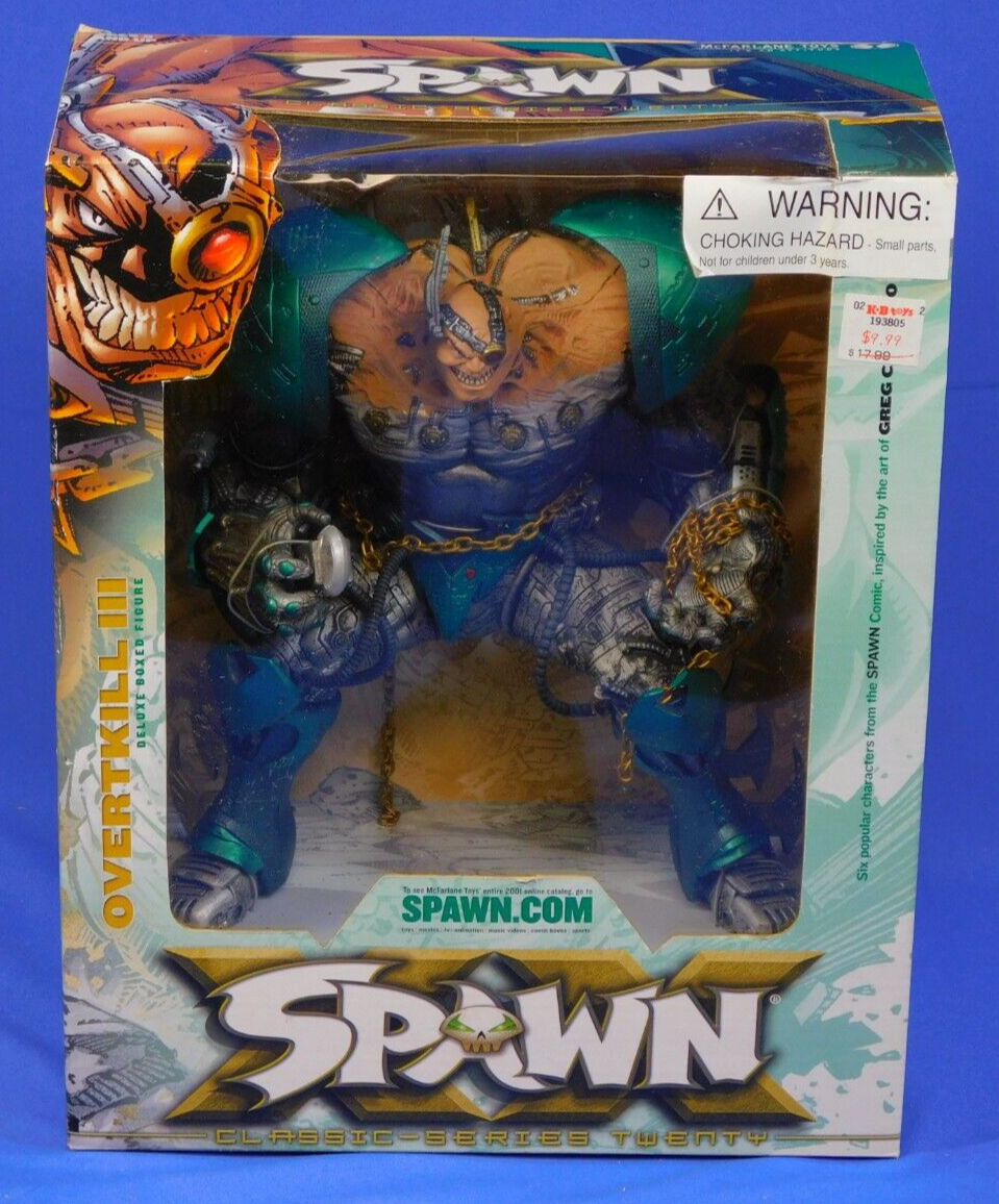 SPAWN CLASSIC SERIES XX 20 OVERTKILL DELUXE BOXED FIGURE SPAWN CLASSIC SERIES XX 20 OVERTKILL DELUXE BOXED FIGURE