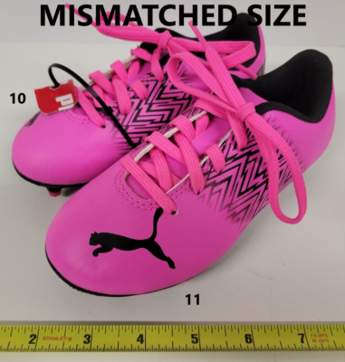 Pink puma store soccer cleats