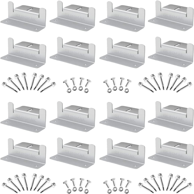 16 Units per Set Solar Panel Mounting Z Brackets, Solar Panel Mounting B