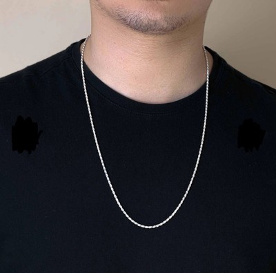 75% OFF SALE Assured 925 Sterling Silver Rope 2.8mm Chain Necklace Solid & Heavy
