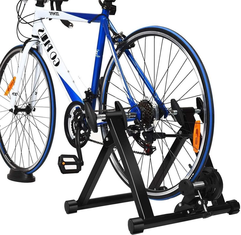 Bike Trainer Stand, Stationary Bike Stand for Indoor Riding, Steel Bicycle Exerc