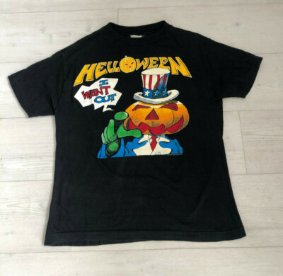 Vintage 1988 Helloween 'I Want Out' Power Metal T Shirt