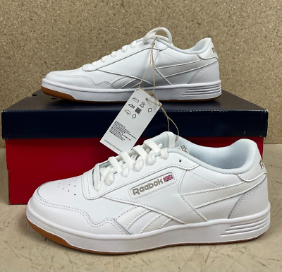 Reebok Men s Club MEMT Sneaker Shoes Medium Width White Size 7.5