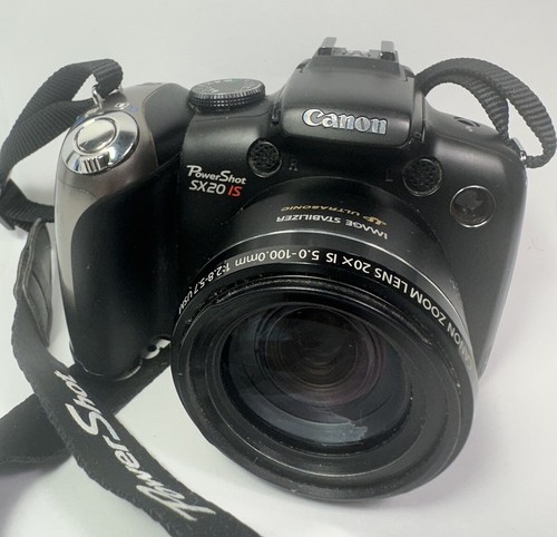 Canon PowerShot SX20 IS 12.1MP Digital Camera - TURNS ON As