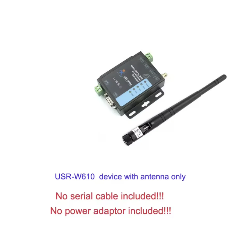 USR-W610 RS485/RS232 support Port Modbus TCP/RTU Industrial WiFi Serial to Ether