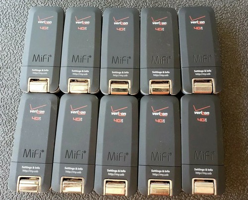 Lot of 10 Verizon Novatel Mifi MC620 / USB620L High Speed Wifi 4G LTE Unlocked!