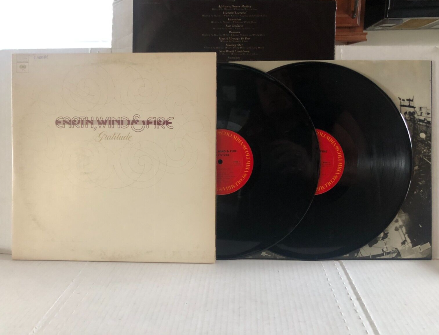 Earth Wind & Fire GRATITUDE Original 1975 Columbia 2 lp