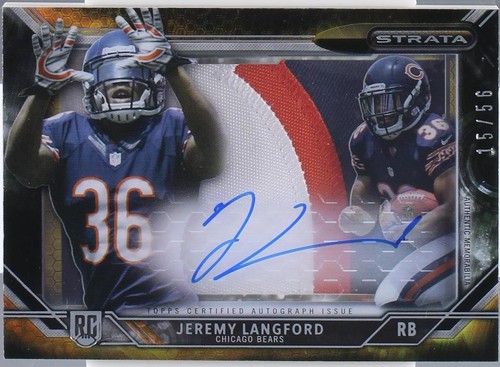 2015 Topps Strata Jeremy Langford #SSAR-JL