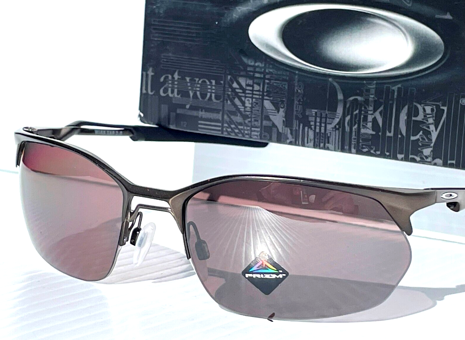 小物 OAKLEY WIRE TAP Wire Tap 2.0 Brushed Grenache Eyeglasses | Oakley