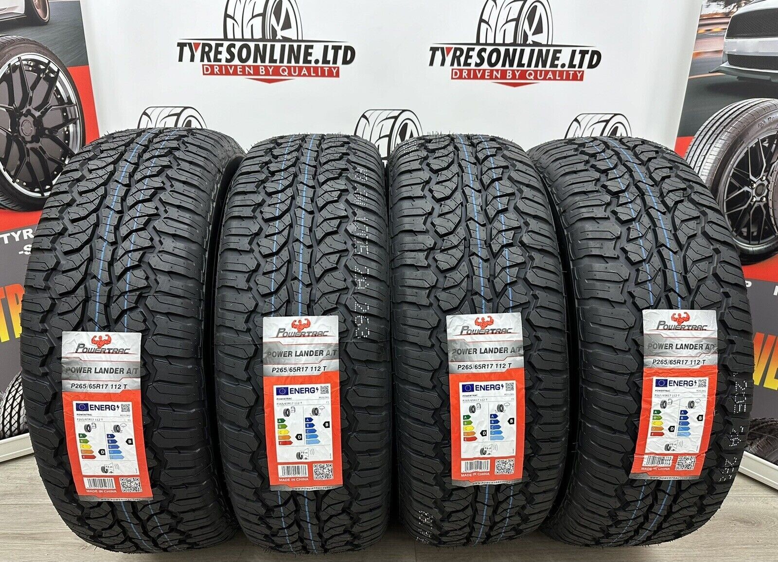 tsube 265/65R17 ④ 4 X 265 65 17 POWERTRAC ALL TERRAIN 112T 265/65R17 BRAND NEW