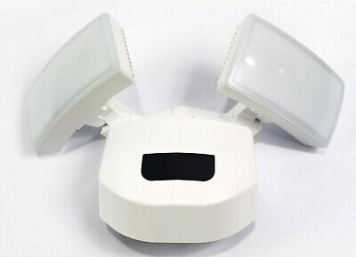 E02 LZQ Dual-Kopf LED Strahler Bewegungsmelder Außen Sicherheitsbeleuchtung Sich