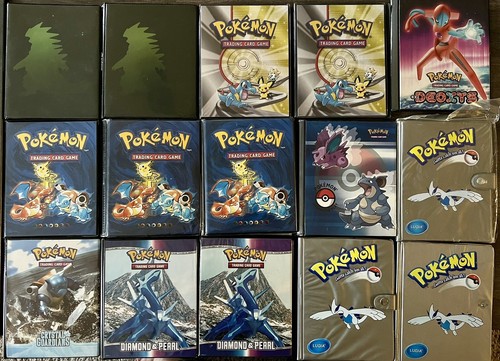 Pokemon Collection Large Lot 4 Pocket Portfolio Binder