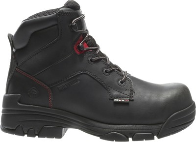 

Wolverine Merlin 6 WP Composite Toe W10112 Мужские черные кожаные рабочие ботинки 8.5, Черный, Wolverine Merlin 6" Waterproof Composite Toe