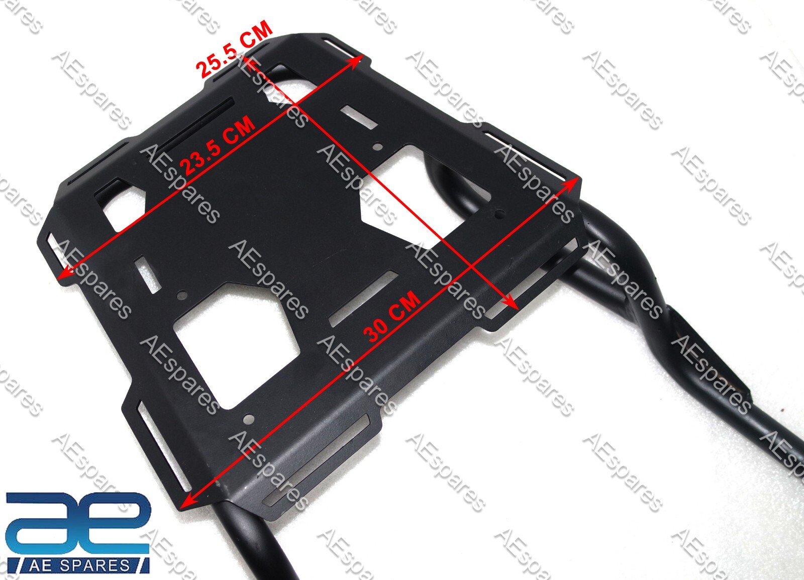 For Royal Enfield Meteor 350cc Rear Carrier Luggage Rack Matt Black