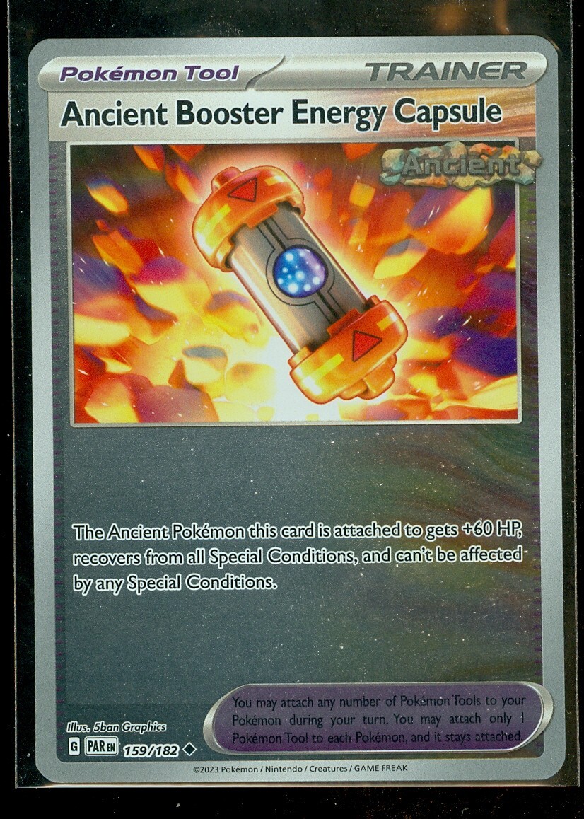 Pokemon ANCIENT BOOSTER ENERGY CAPSULE 159/182 Paradox Rift