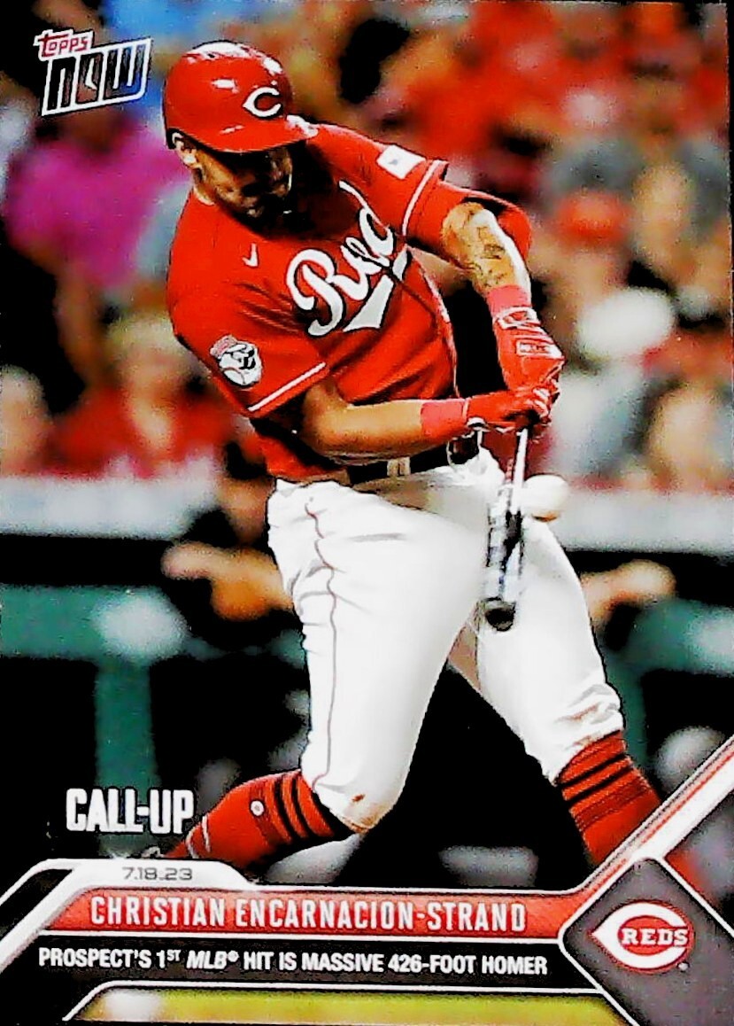 2023 MLB TOPPS NOW #583 Christian Encarnacion-Strand ROOKIE