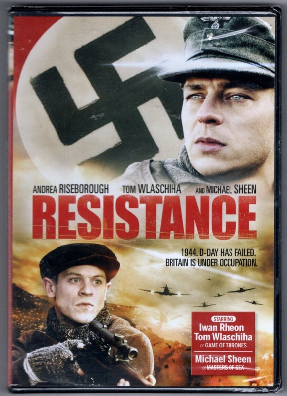 Resistance (DVD, 2011) Andrea Riseborough, Tom Wlaschiha, Michael Sheen