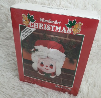 WONDER ART CHRISTMAS MRS CLAUS ART KIT # K136 USA MADE SEALED New Aunt LYDIAS