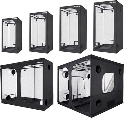 TRAFIKA Armadio Coltura Interna 80X80X160Cm / GROW TENT/GROW Box/Armadio Indoor 