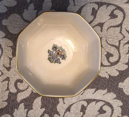 LENOX - AUTUMN Original Small Serving Octagonal Bowl 5