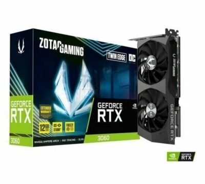 ZOTAC GAMING GeForce RTX 3060 Twin Edge OC 12GB GDDR6 Graphics Card