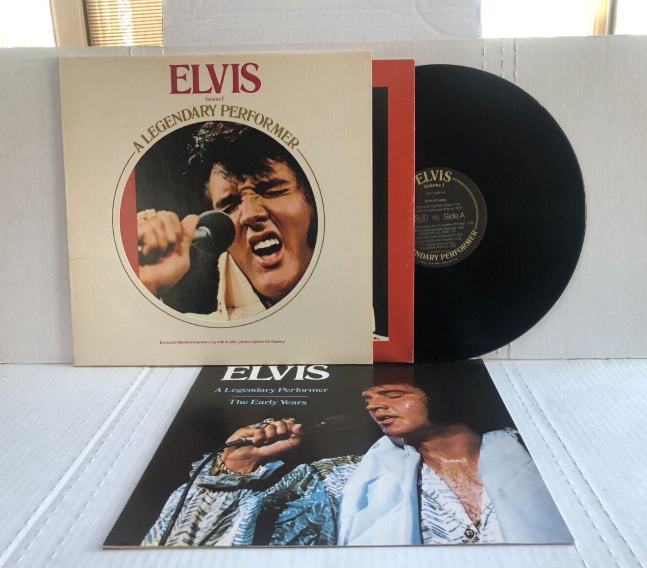 LP Elvis Presley I Was The One RPL8198PROMO RCA プロモ /00260 Elvis Presley A LEGENDARY PERFORMER VOLUME 1 Original 1974