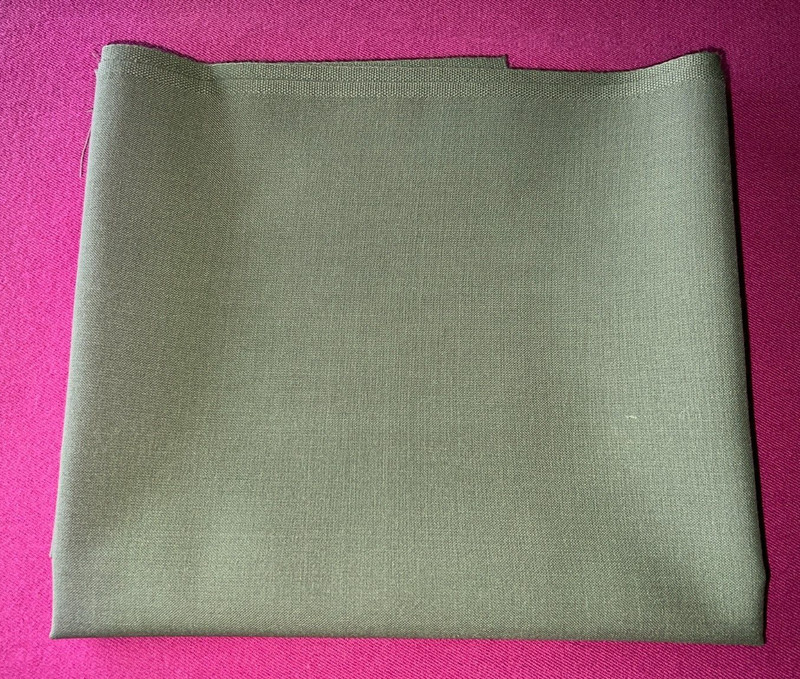 Tissu Ancien Boussac Tergal Vert  Larg 140 Cm X H 73 Cm, RÃ©F B736