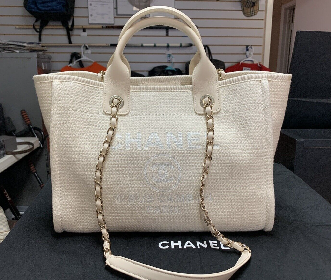 Chanel mini deals deauville tote