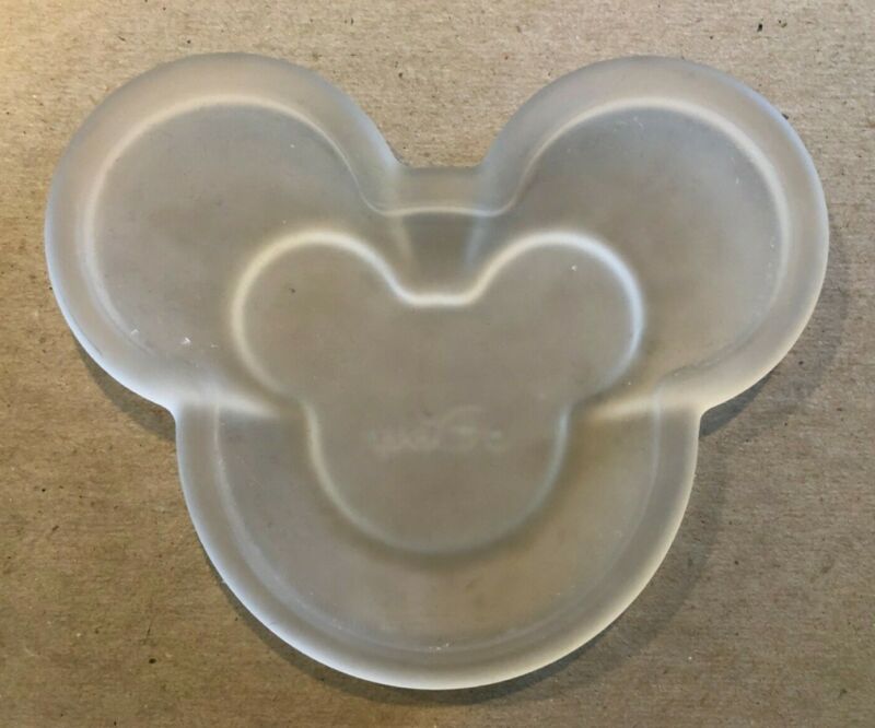 Mickey Mouse Disney Frosted Glass Candle Holder