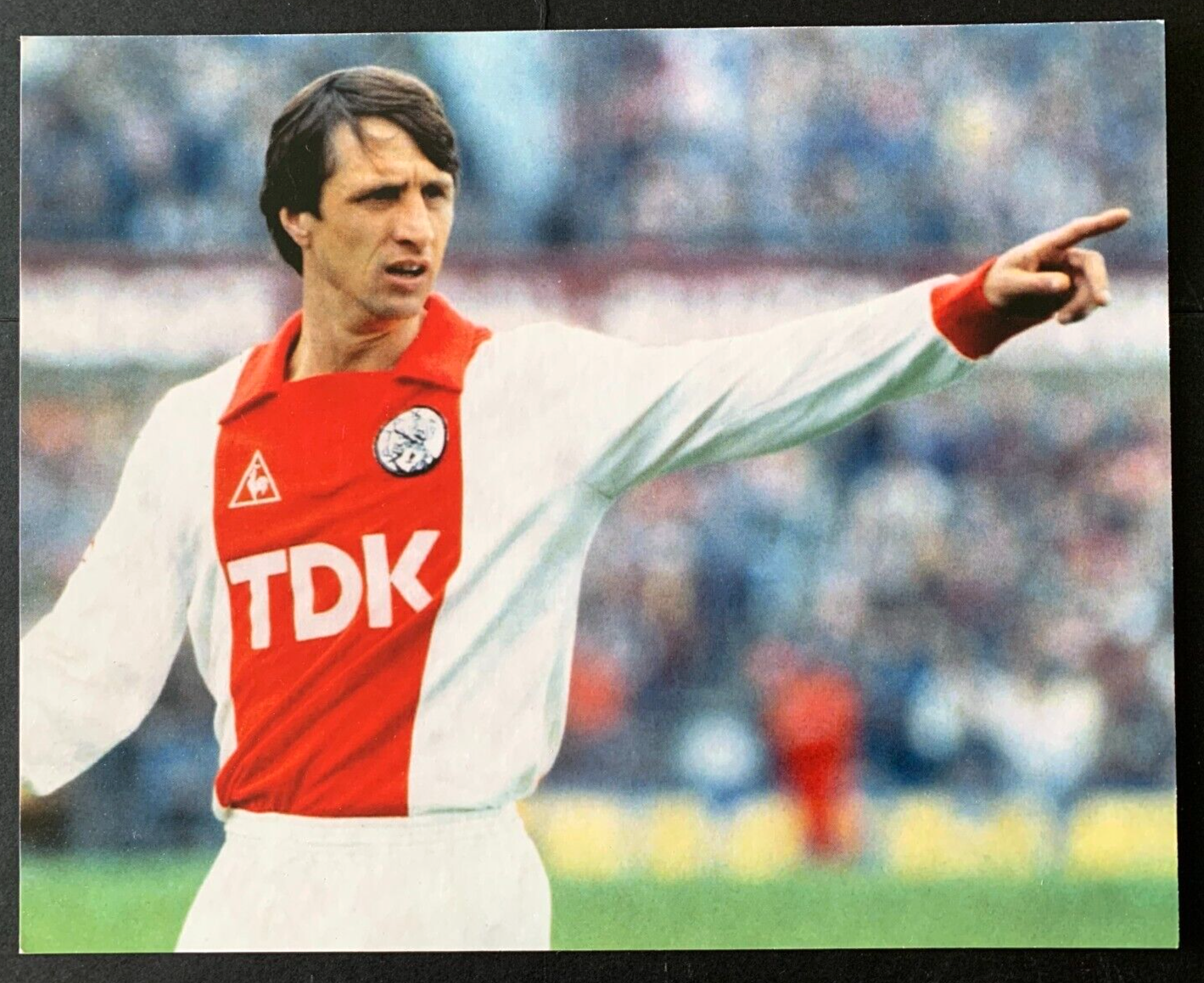 JOHAN CRUYFF AJAX AMSTERDAM RARE FOOTBALL ROOKIE CARD BALLON JOHAN CRUYFF AJAX AMSTERDAM RARE FOOTBALL ROOKIE CARD BALLON