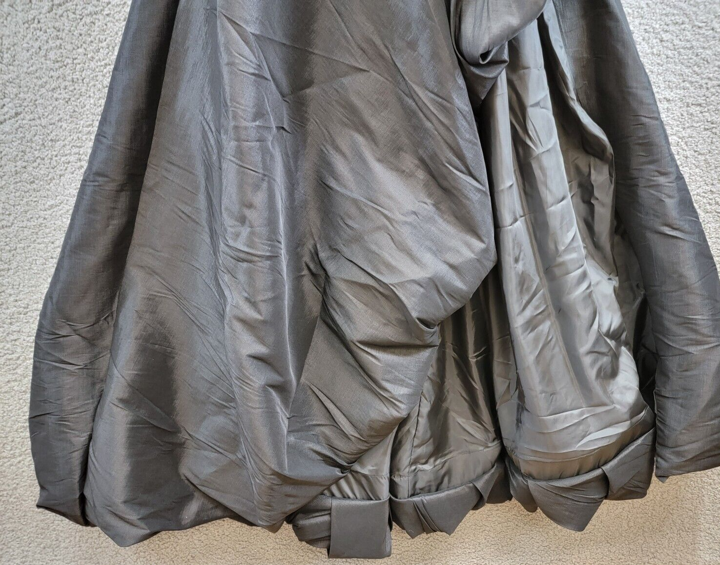 Blondie Nites Strapless High-Low Gown Juniors' 1 Black Sweetheart Neck Back Zip - Picture 4 of 16