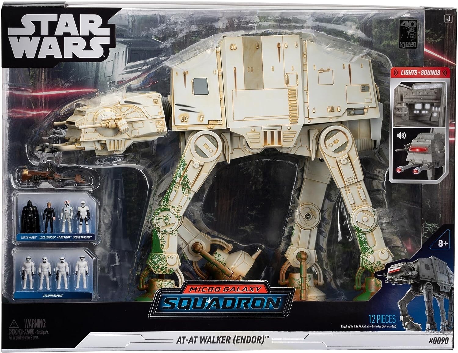 Star Wars Micro Galaxy Squadron AT-AT Walker Endor Amazon