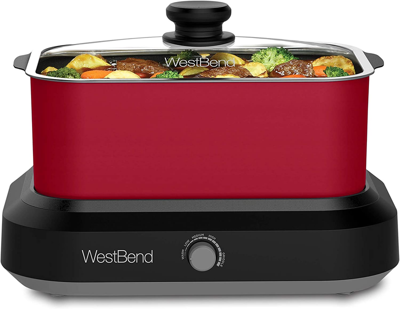 87905R Slow Cooker Large Capacity Non-Stick Variable Temperature Control Include