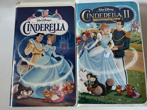 Cinderella 2 VHS Lot I & II Sequel Disney Clamshell Dreams