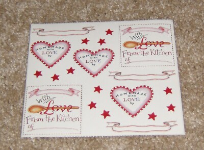Colorbok Sticker ~ Susan Branch....Kitchen Love ~ Homemade
