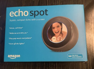 Amazon Echo Spot - Smart Assistant Alexa with Screen BRAND NEW SEALED
