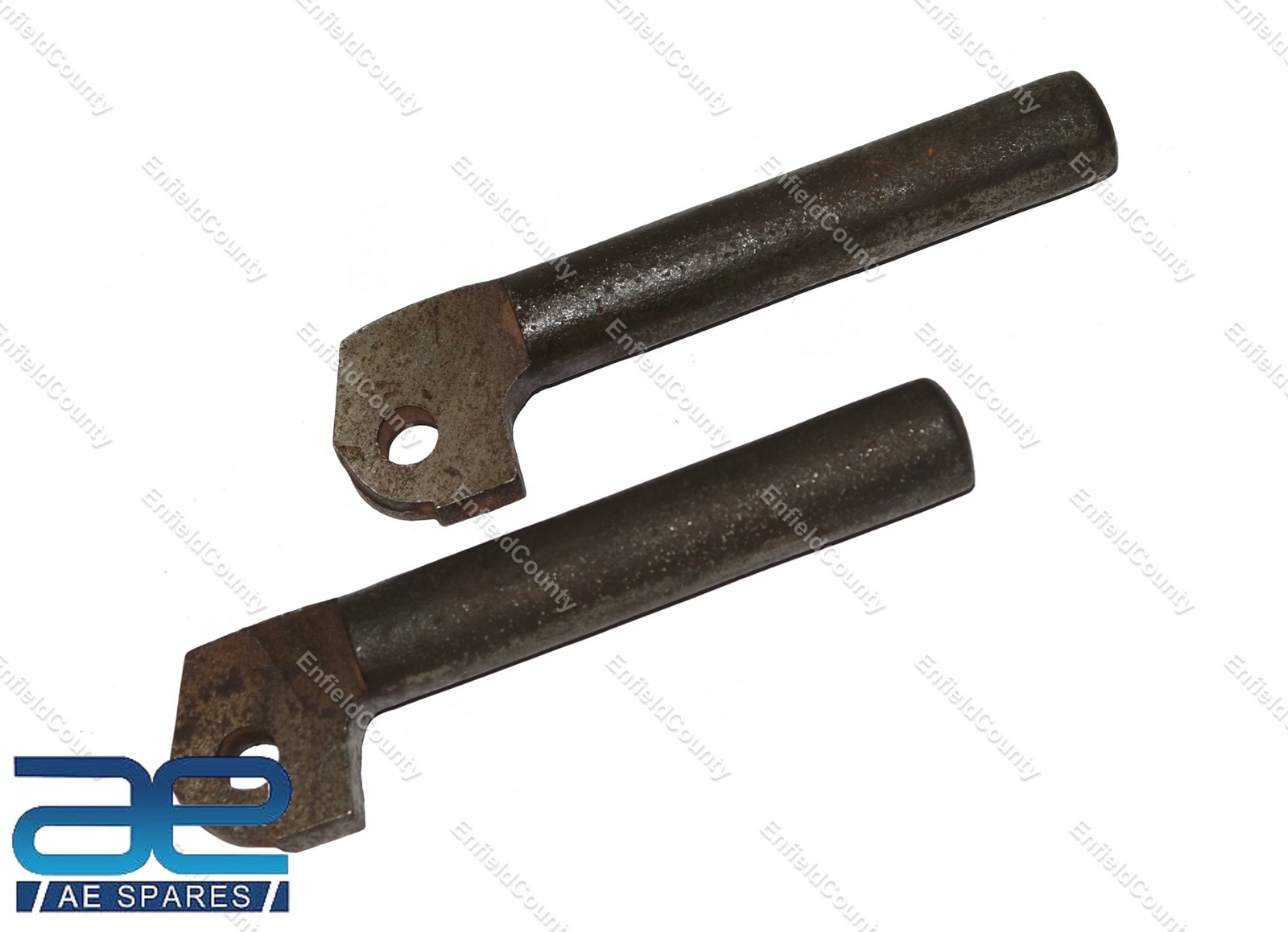 For AJS Matchless Motorcycle Solid Pillion Foot Peg Rod Pair 