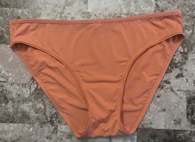 NWT VICTORIA'S SECRET M CANYON ROSE RUST SMOOTH EVERYDAY PERFECT BIKINI PANTIES