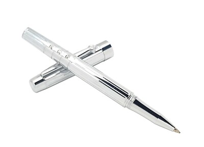 Crystal Style Rollerball Pen,  Clear Crystals, High Quality