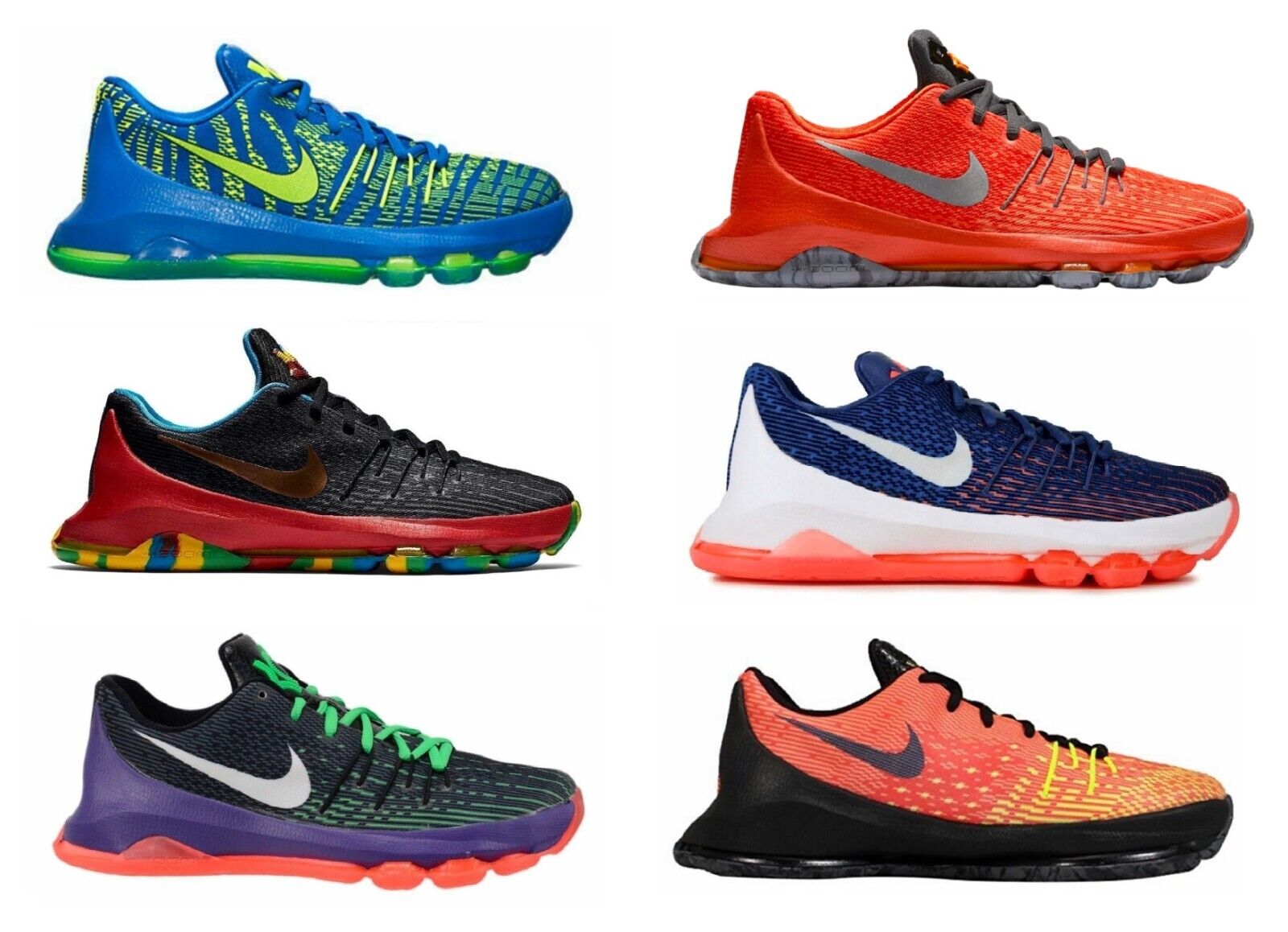 NEW Nike KD 8 VIII Youth/Kids Athletic Shoes, # 768867/768868, Color, Size, SELE NEW Nike KD 8 VIII Youth/Kids Athletic Shoes, # 768867/768868, Color, Size, SELE