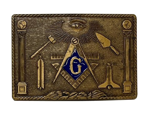 Купить Ремни и пряжки Vintage 1978 Masonic Freemasons /belt Buckle ...