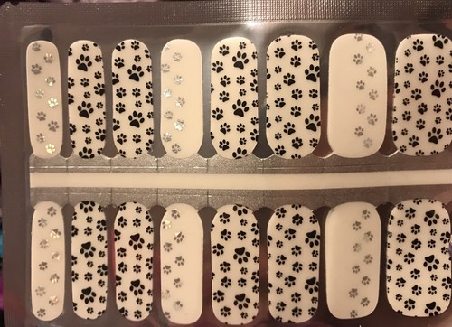 Color Nail Polish Strips, 16ct. Cutie Paws Overlay Read Description Below