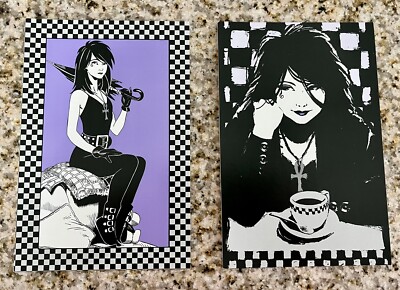 Vintage Vertigo Death Promotional Post Cards, 2 Different, 1994 DC Comics