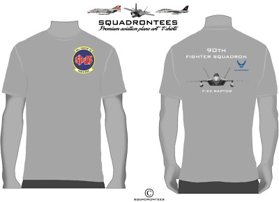 90th Fighter Squadron T-Shirt D2, USAF Licensed Product