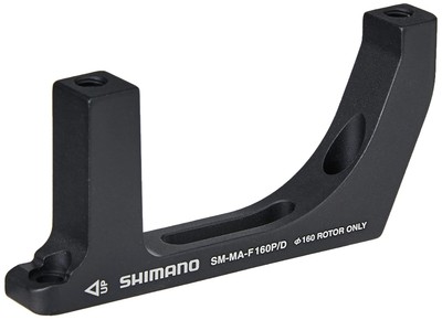 Shimano Adapter for post type calliper, for 160 mm Flat type fork mount