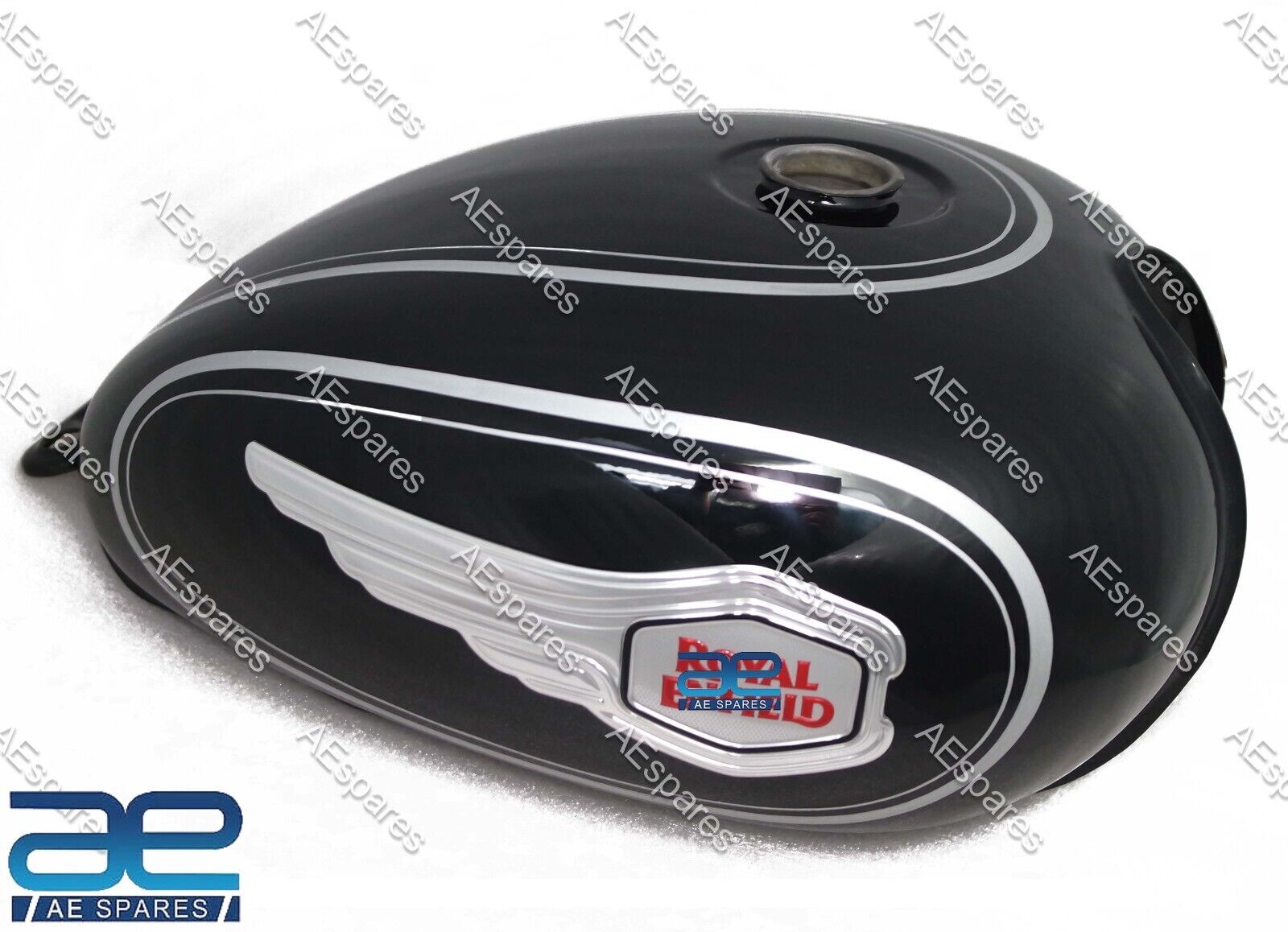 For Royal Enfield Bullet 500cc Gas Petrol Fuel Tank With Badges 866262 